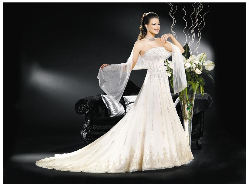 Orifashion Handmadestrapless wedding dress / gown 274